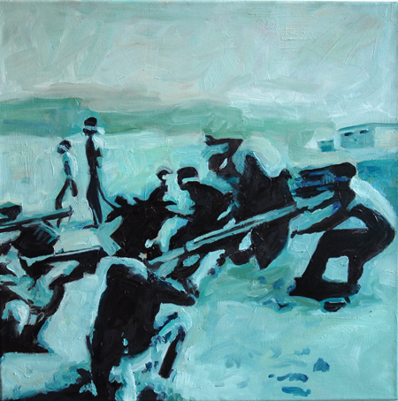 PatNoser 29.8.1979 2006 50x50cm OelLeinwandm