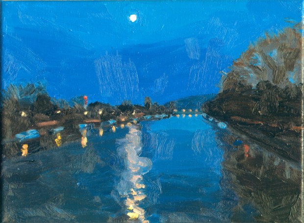 Pat Noser Inventar Aare 53 2006 19 x 25 cm Oel auf Leinwand