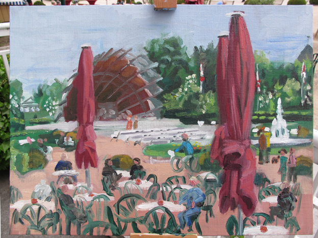 Pat Noser Kurmuschel Heringsdorf vv 2016 30x40 Oel Leinwand HDF 30m.jpg